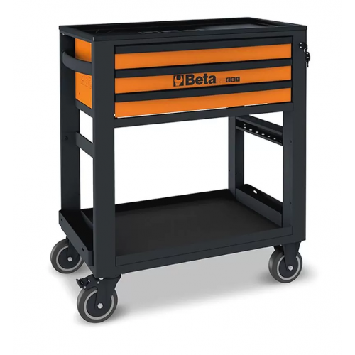 Wózek narzędziowy RSC51 z 3 szufladami pomarańczowy-antracyt