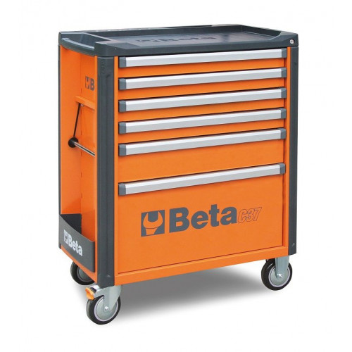 Wózek narzędziowy bez wyposażenia z 7 szufladami Beta 3700/C37/7-O