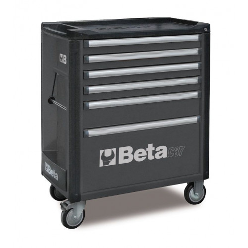 Wózek narzędziowy bez wyposażenia z 6 szufladami Beta 3700/C37/6-G